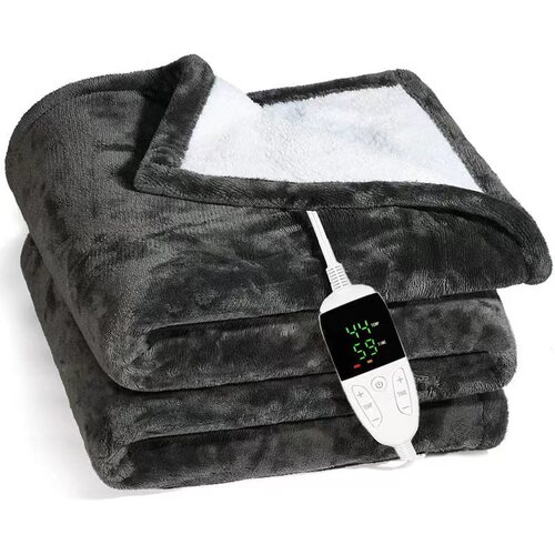 Amazon Sherpa Electric Blanket Warm-up Heating Blanket Heated Blanket Flannel Double Single Exclusively for Cross-Border