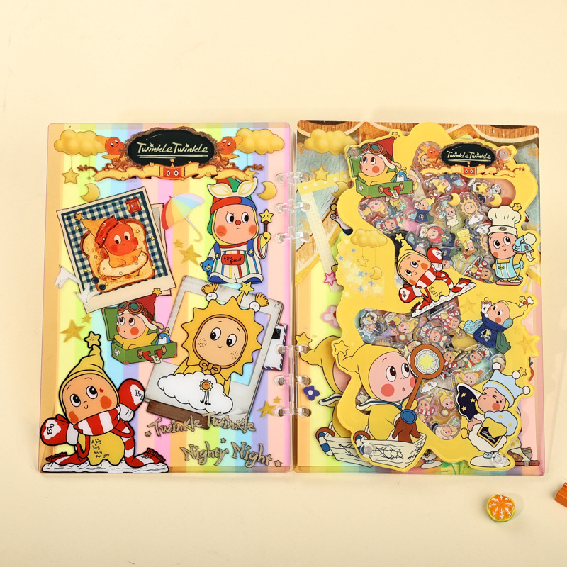 Acrylic Custom Wholesale Planner Notebook DIY A7 A6 A8 Ab6 Replaceable Loose-Leaf Notebook