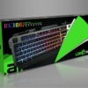 Reydai RK300 mechanical keyboard feel game keyboard USB luminous keyboard steel plate aggravation key