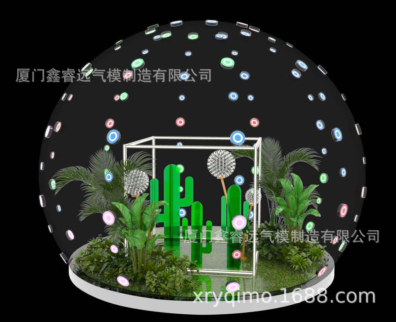 圣诞装饰球 透明充气球 户外展示球 大型充气透明PVC球