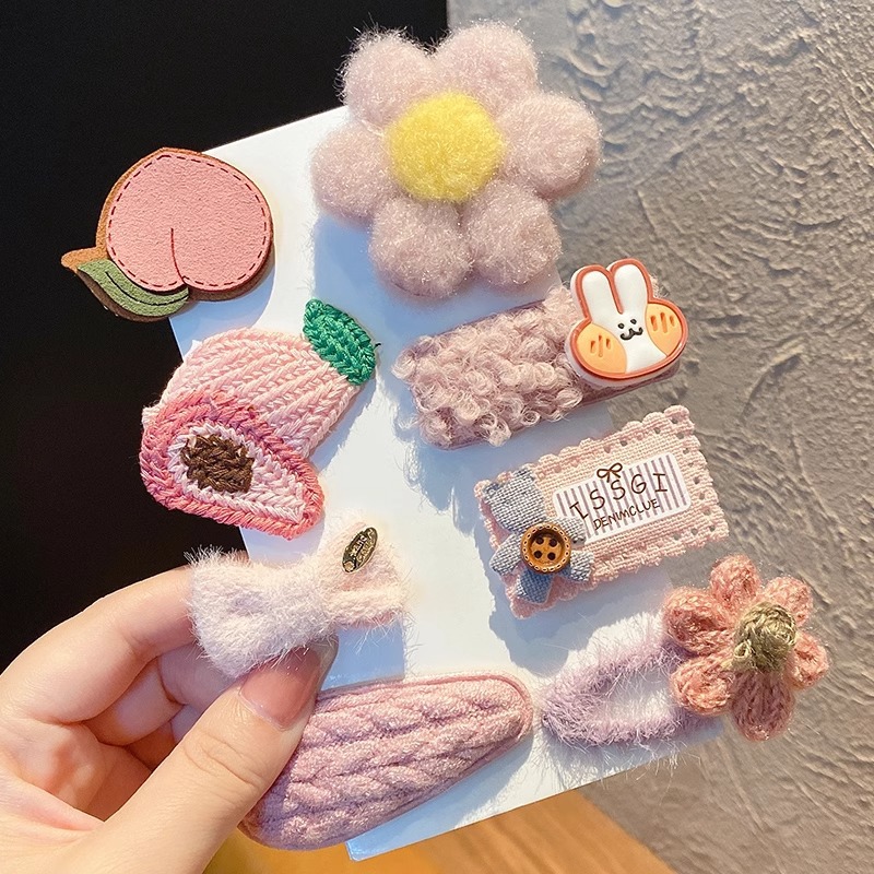 Pinzas de pelo coloridas para mujer, pinzas para flequillo lateral, nuevos accesorios para el cabello 2025, pinzas BB.