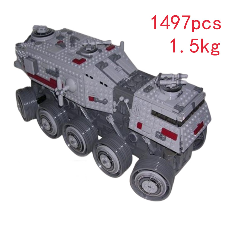 Cross-border Hot-selling In-stock MOC-0261 Small Particle Assembly Building Block Toy, Simulated Combat Vehicle_voghion.com