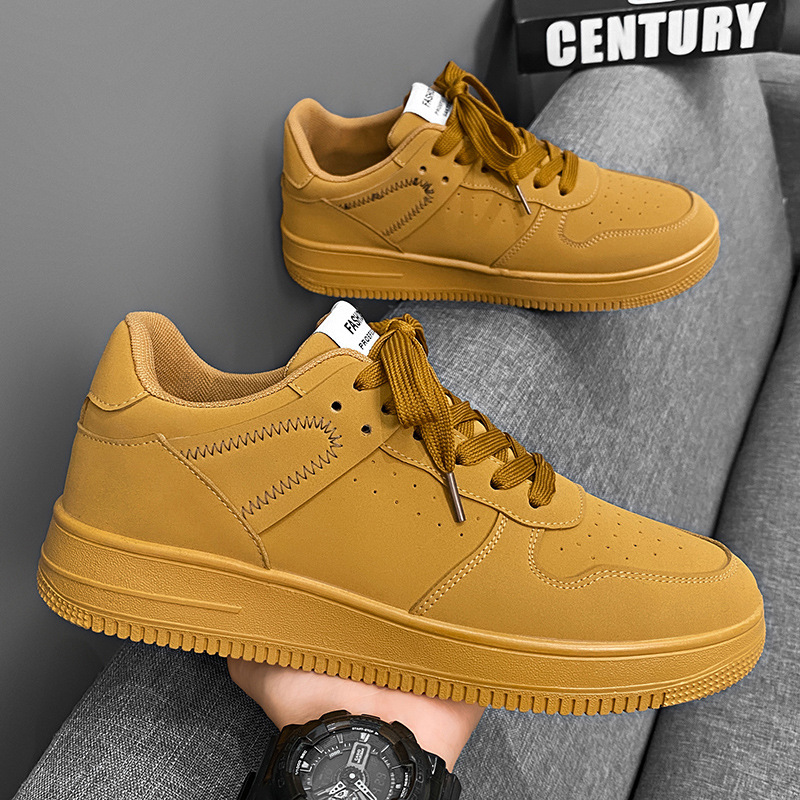 Zapatos de hombre 2026 primavera transpirables nuevos zapatos blancos bajos de tendencia juvenil skate zapatos deportivos casuales universales