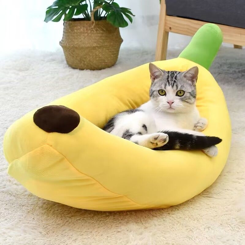 【7323人コレクション】新型バナナ猫小屋四季通用ペット犬小屋小型犬小屋冬保温|undefined