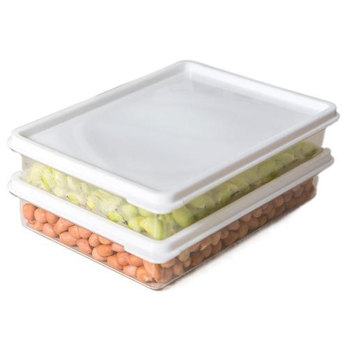 Stackable Transparent Sealed Fresh-keeping Box Refrigerator Fruit Storage Box Kitchen Food Sealed Box Freezer Box Storage Box 