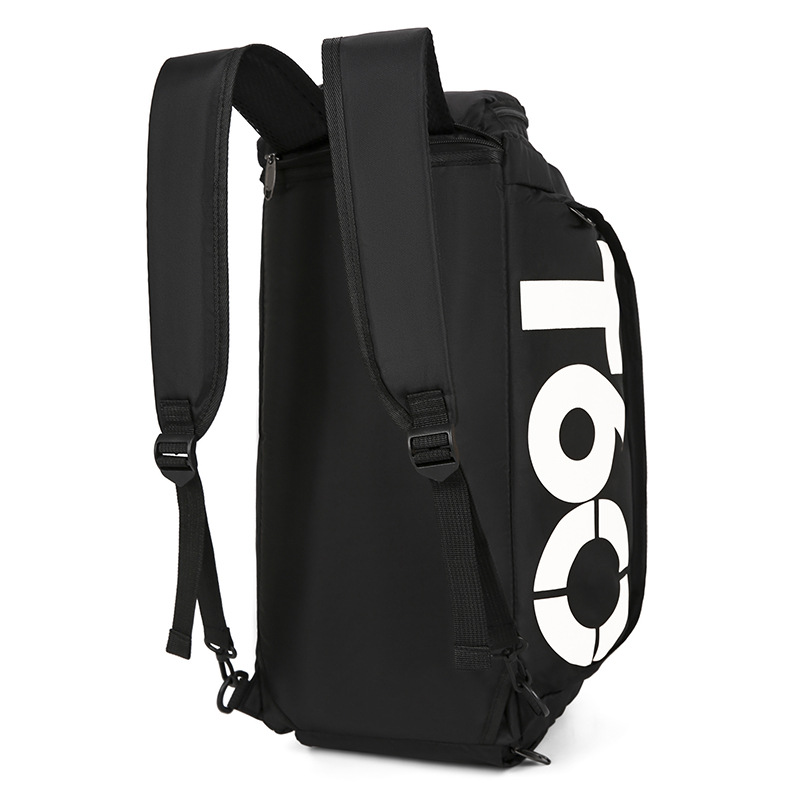 Bolso de fitness de gran capacidad, mochila de entrenamiento de baloncesto para hombres, deportes, separación en seco y húmedo, bolsa de viaje de equipaje de viaje en stock