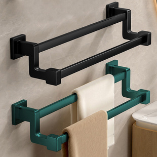New Towel Rack Without Punching Holes in the Bathroom Wall Towel Rack Household Bathroom Toilet Towel Rack Towel Bar