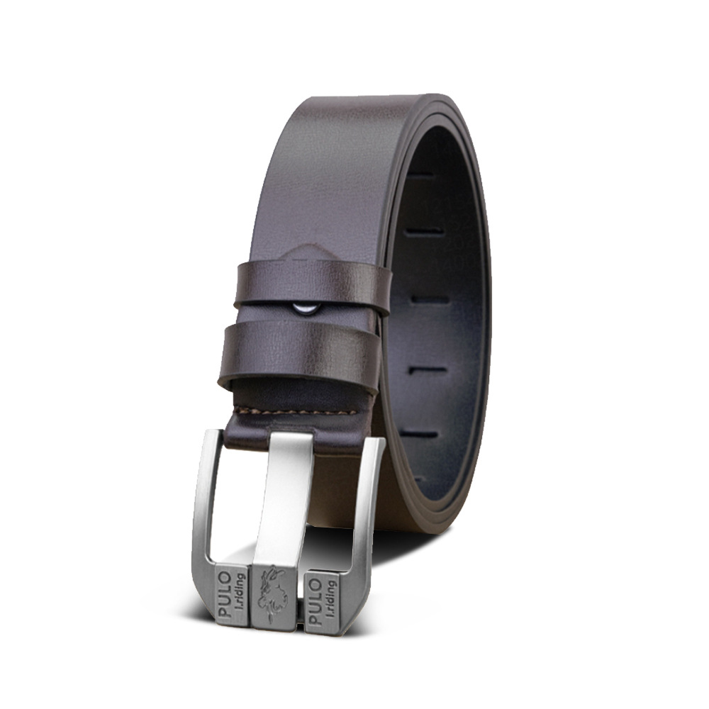 cinturón de hombre cinturón de aguja cinturón de cuero de vaca cinturón de negocios cinturón de cuero pu cinturón al por mayor [enviar perforador]