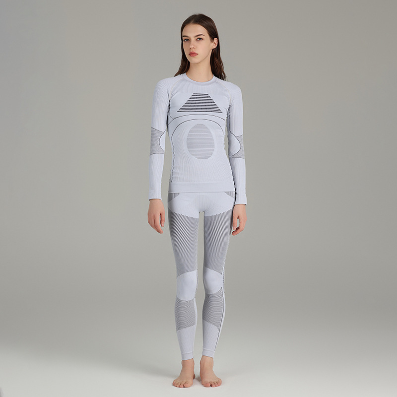 SEARIPE Snow Yipai Ski Quick-drying Clothes Compression Functional Underwear Men's and Women's Tight Warm Sweat-wicking Breathable Suit