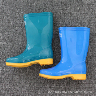 Shuluchi Rain Boots Non-slip Wear-resistant Work Shoes Women's Mid-calf Pure Color Rain Boots Kitchen Outdoor Labor Protection Shoes Water Shoes Factory