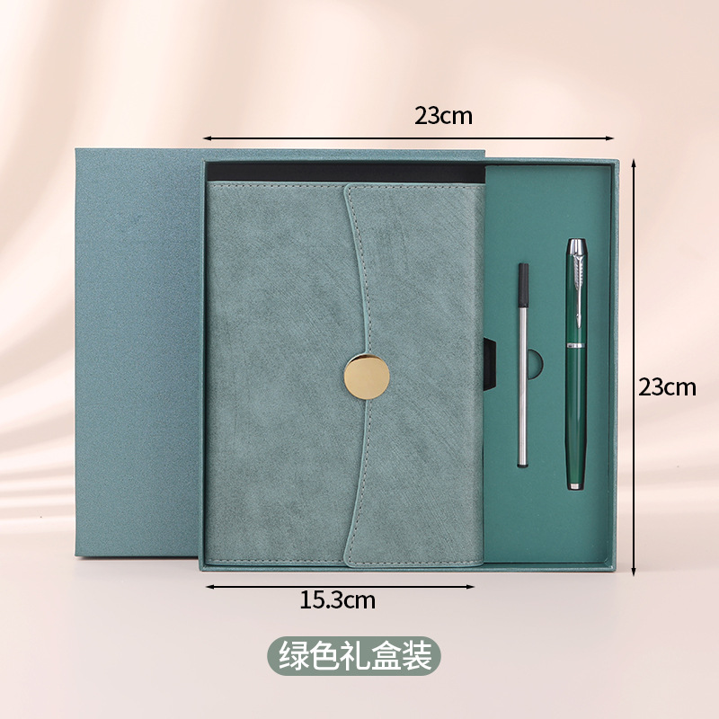 Green Notebook gift box