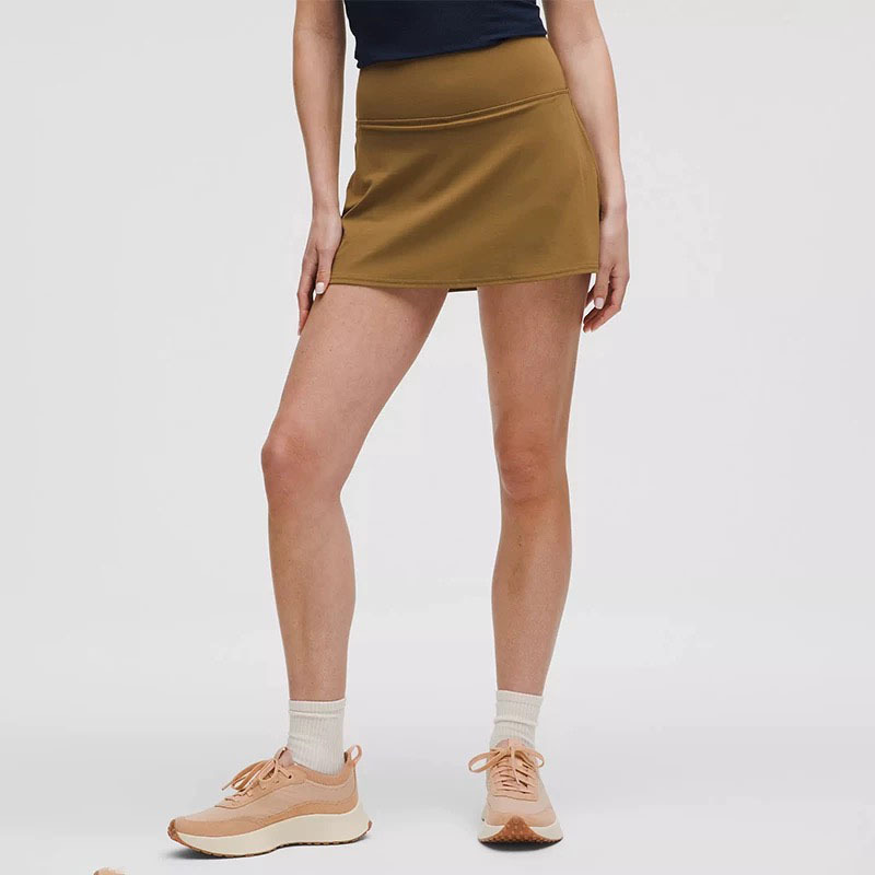 2025 primavera y verano nuevo vestido de tenis deportivo al aire libre anti-camina de velocidad de la luz seco cuerpo de acondicionamiento físico vestido deportivo corto mujer