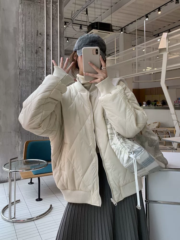Tide, winter short retro down jacket