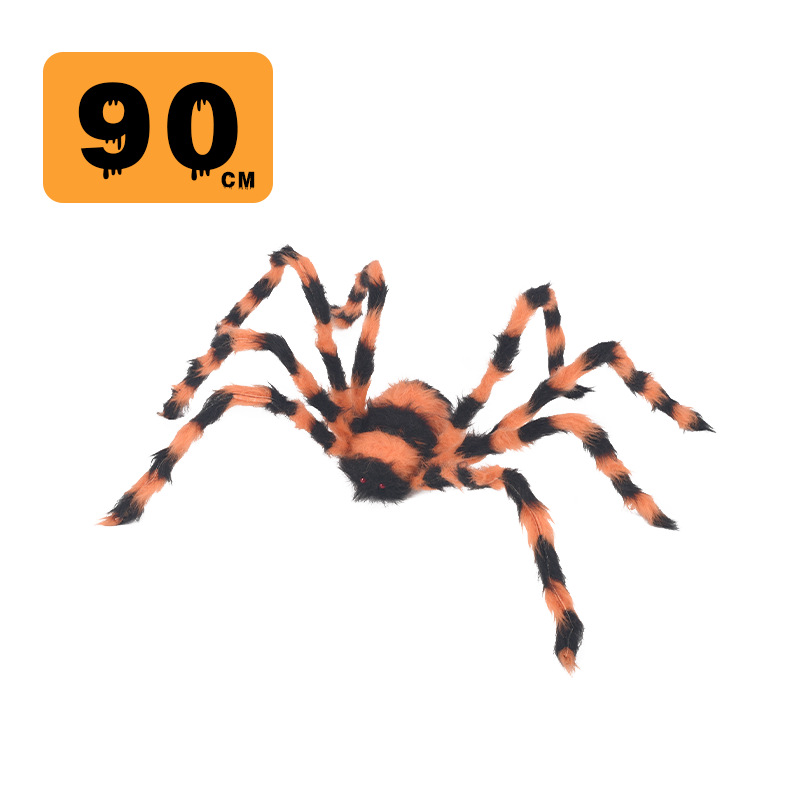 Araña de Peluche Grande Multicolor para Decoración Exterior de Halloween image 8