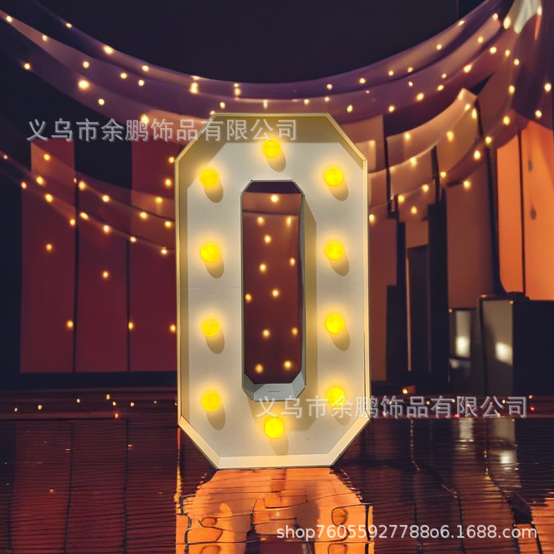 Tablero de KT diseño de luz digital accesorios de la foto decoración del partido fábrica de cumpleaños al por mayor transfronteriza escena de Amazon