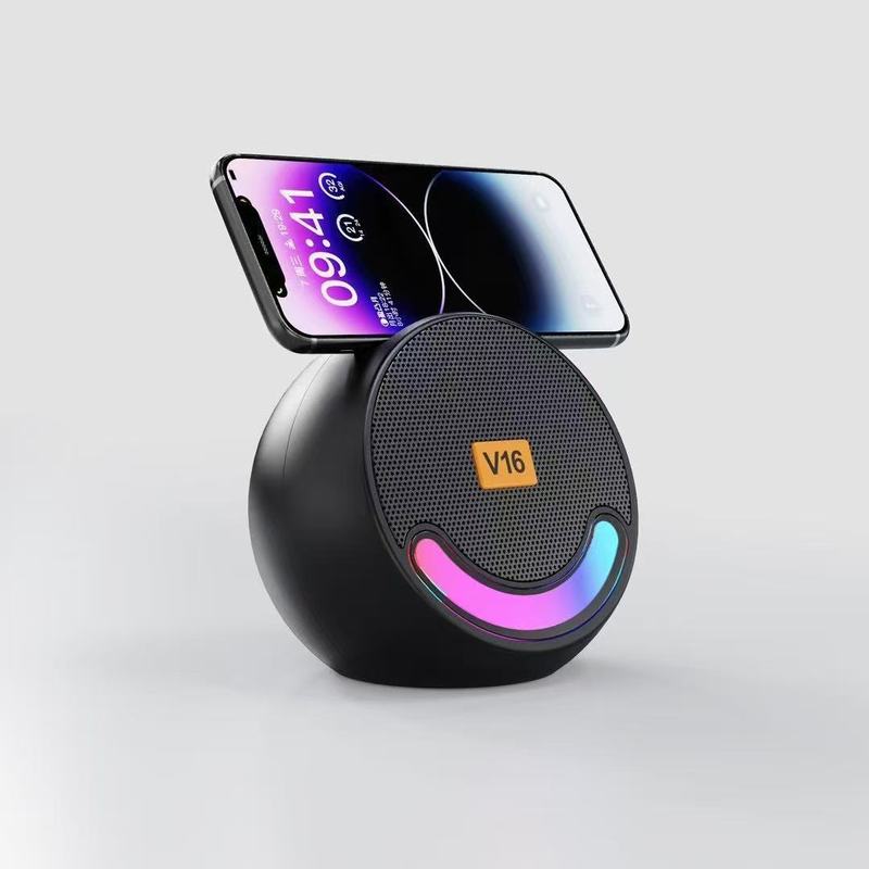 電子商取引ホットモデル V16 Bluetooth スピーカー屋外サイクリング RGB ナイトライト Bluetooth スピーカーカードギフトサブウーファー|undefined