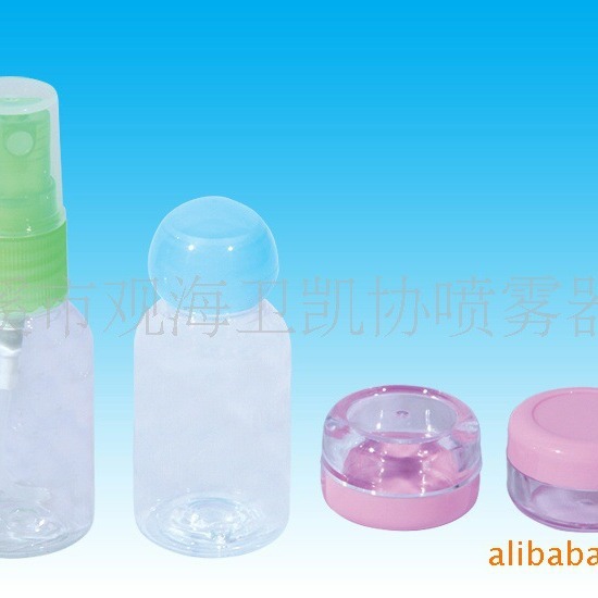 旅游套装瓶 50ML香水瓶4件套酒精喷瓶厂家直销便携喷雾细雾