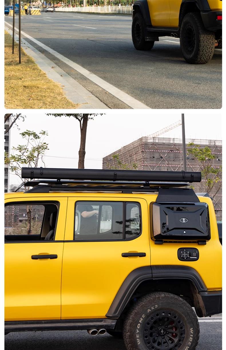 Tank 300 Roof Rack Aluminum Alloy Expansion Platform Luggage Frame Side Ladder Side Tent Backpack Modification Parts