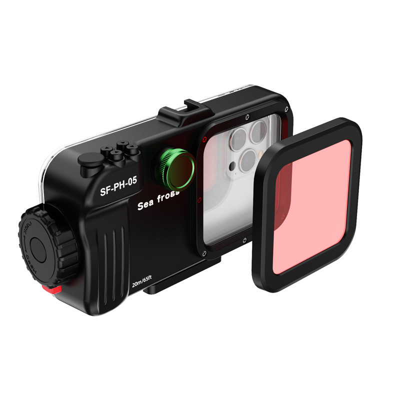 Sea Frog の新しい携帯電話防水ケース、水泳、ダイビング、写真撮影、Android および Apple 16 に適した防水保護ケース|undefined