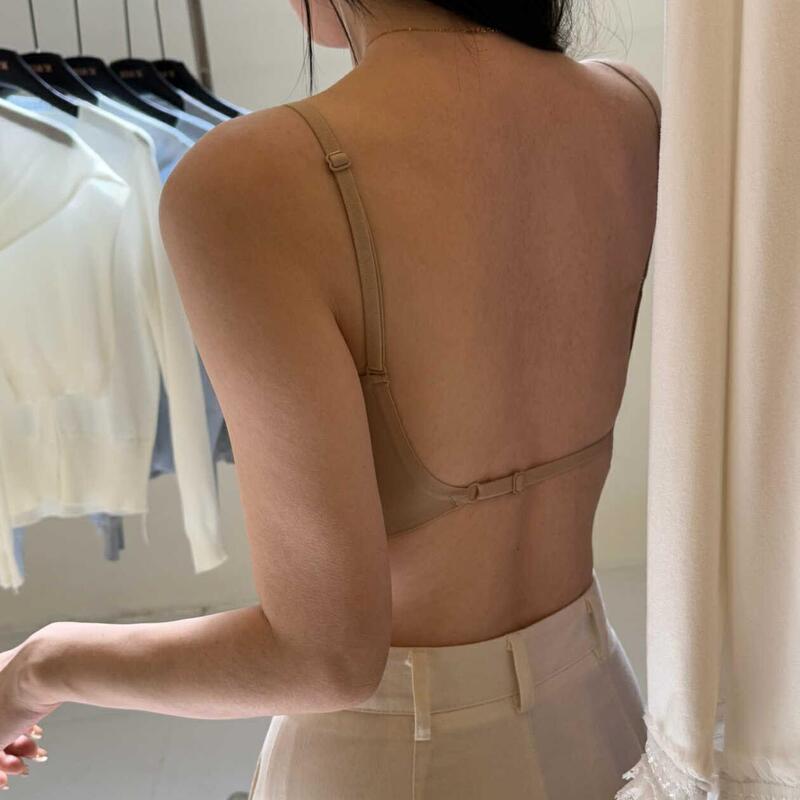 Hui Zhixin Seamless Liquid Foundation Invisible Beauty Back One-Piece Strapless Backless Thin Underwear My Weiwei 5169