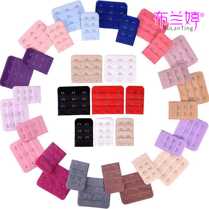 36pcs Three-row Two- or Three-hook Bra Extension Buckle Bra with Stainless Steel Back Closure Cross-border Combination Set