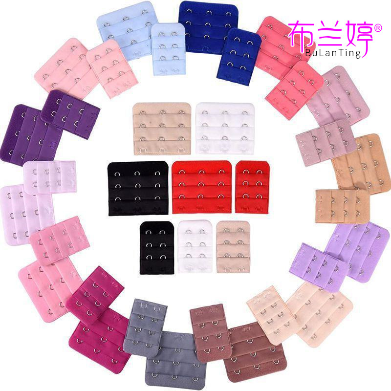 36PCs three-row two-three-button underwear extension buckle Bra extension buckle stainless steel back buckle cross-border combination set 36PCs three-row two-three-button underwear extension buckle Bra extension buckle stainless steel back buckle cross-border combination set