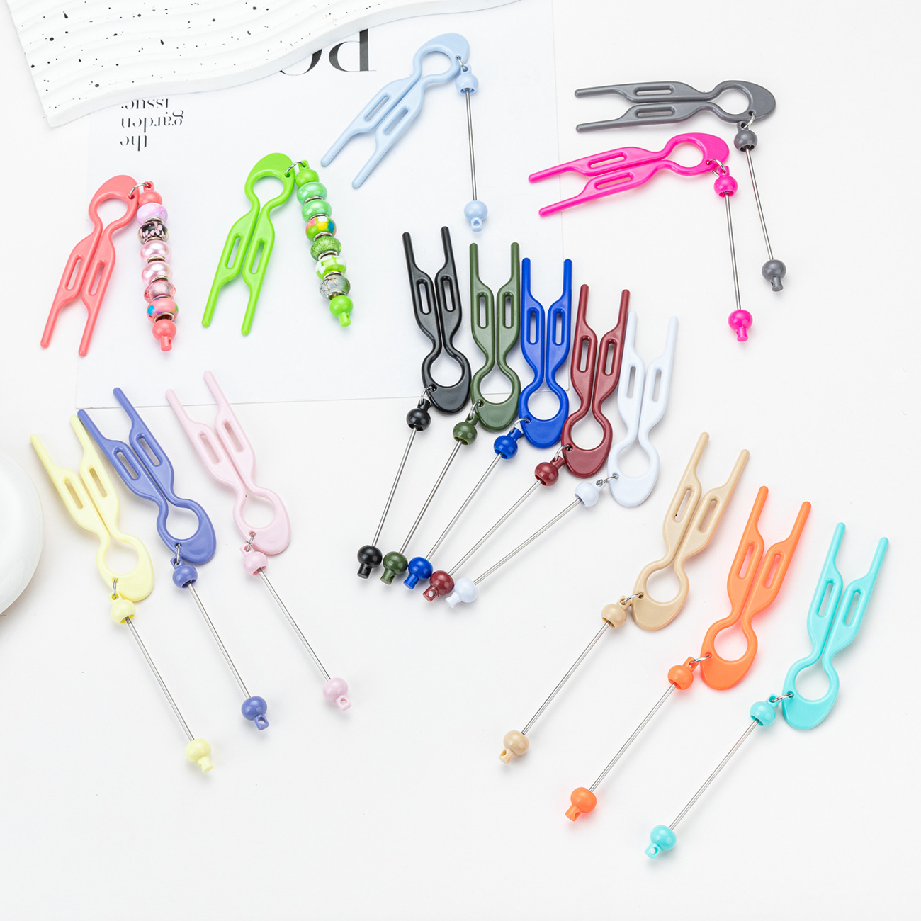 Nuevo DiDi Beaded Cross-Border European and American Hairpin Ball Hairpin