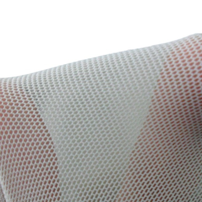 现货黑白40D锦氨网眼布网布 四面弹柔软氨纶砖块网打底衫工厂