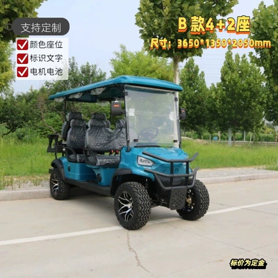 Golf Car Fuel Export Elektrikli qolf avtomobilləri - 42-seats