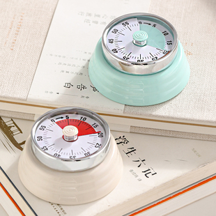 Kitchen Timer Mechanical Timer Magnetic Reminder Primary School Students Self-discipline Artifact Alarm Clock Countdown Special Shenheng