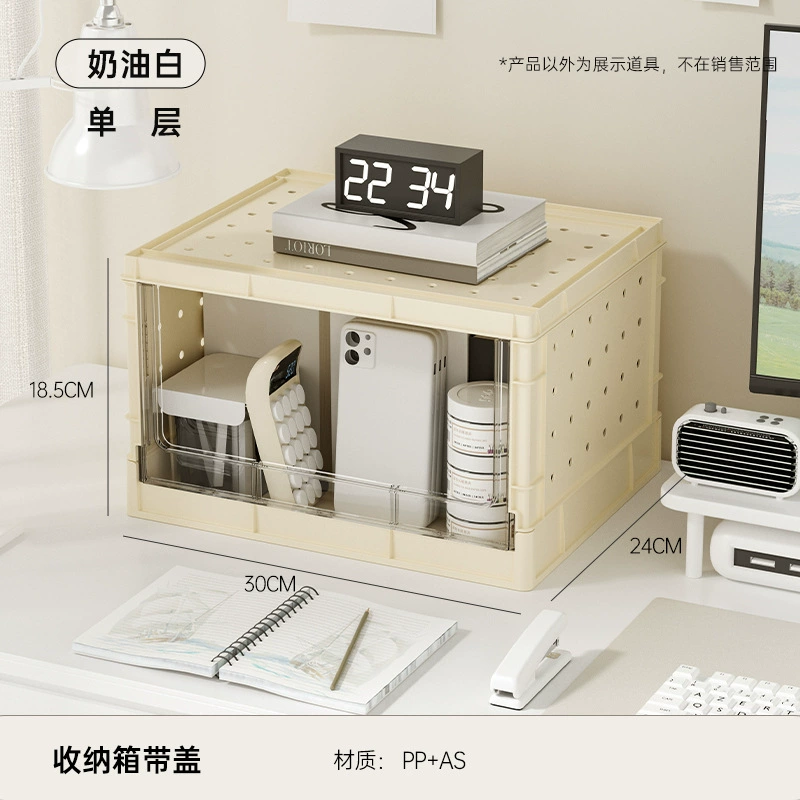 Desktop Multi-Layer Bookshelf Organizer, Multi-function Plastic Shelf for Students & Dorms, 2–3 Layers