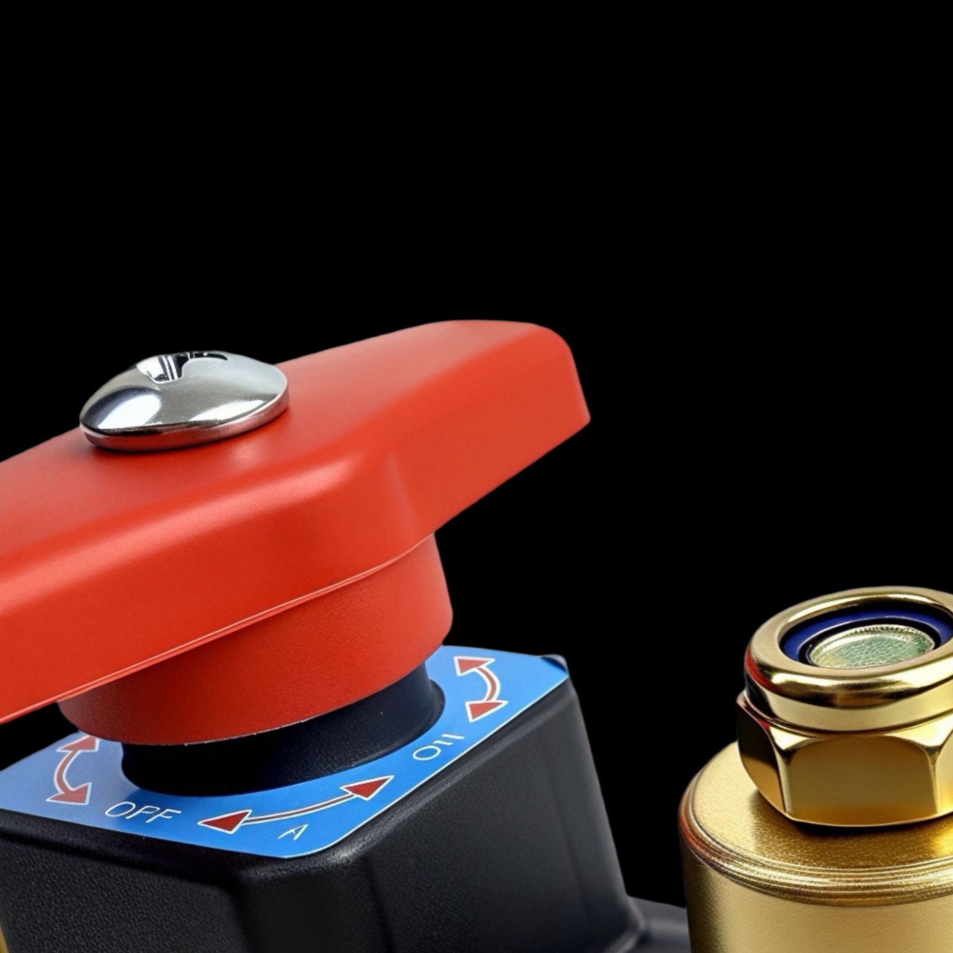 Thickened Pure Copper Car Battery Power-Off Switch, Main Power Switch, Negative Terminal Clip, Anti-Leakage, Whole Vehicle Power-Off Switch