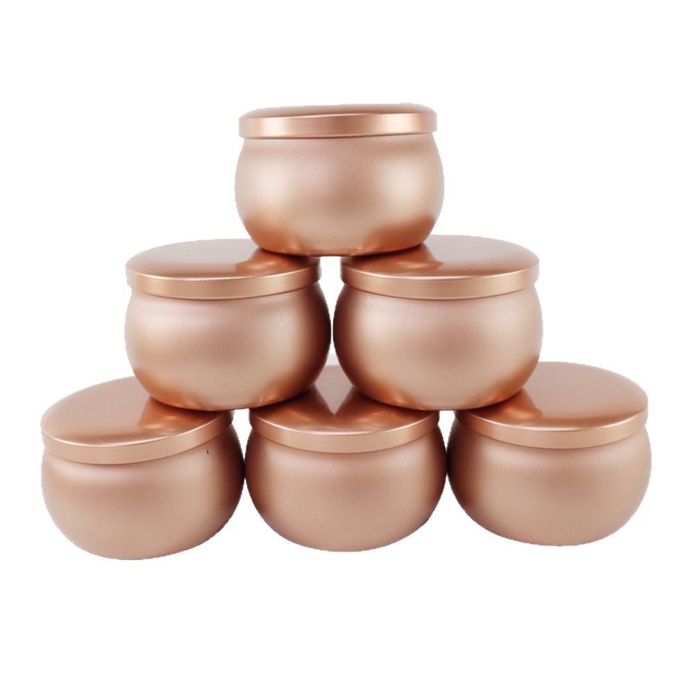 En stock, superventas en comercio electrónico transfronterizo: tarro de vela aromática de 2.2oz, tarro pequeño para flores, tarro de dulces étnico de hojalata, caja de hojalata. image 6