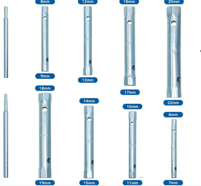 Kehong herramientas de reparación de automóviles llave de tubo llave de instalación de muebles llave hexagonal llave de baño traje 10 Unid