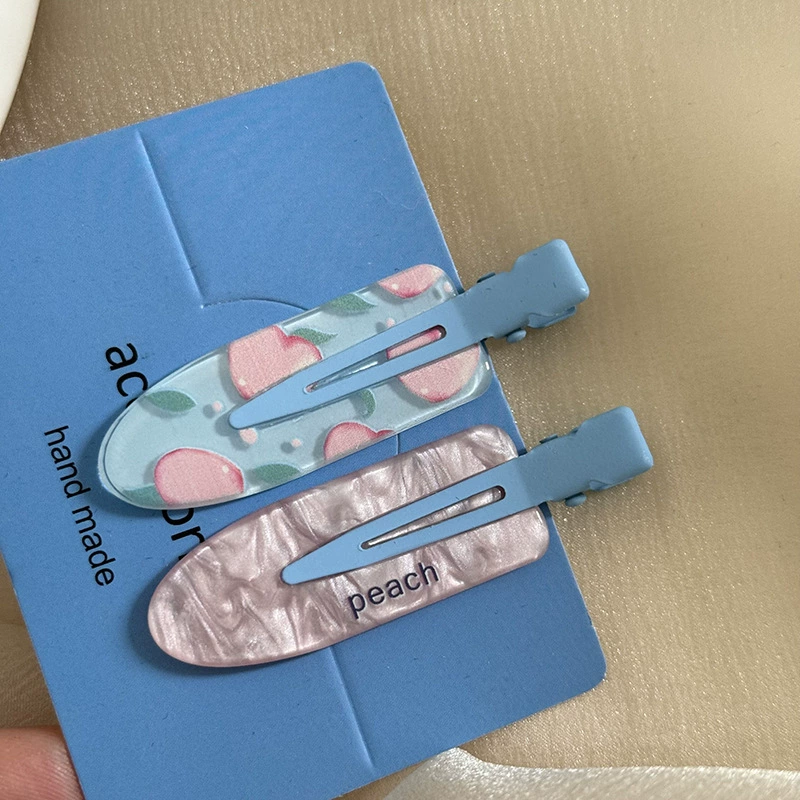 Две консоли серии Juice Hair Clip милый виноград арбуз клип для макияжа без следов карты аксессуары для волос блестящий порошок челка папка