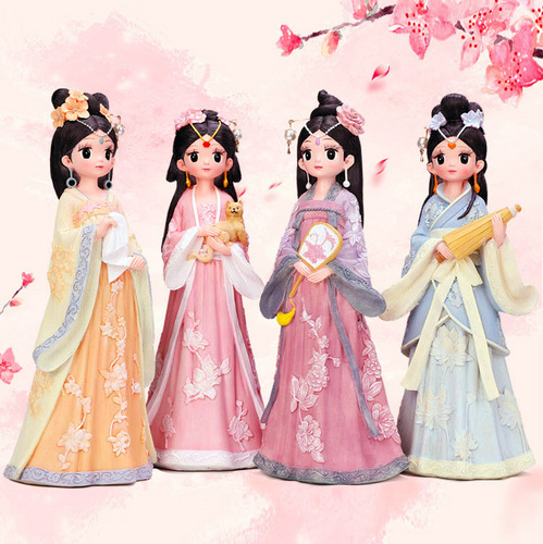 Creative antique girly resin ornaments new national style home decoration ornaments student birthday gifts photography decoration