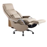 西昊 Electric Boss Стул Кожаная банка лежит на обеденном перерыве офис компьютерный стул Комфортный длинный световой роскошный офис