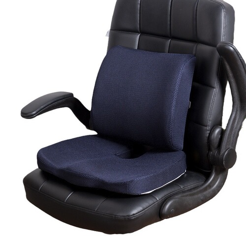 Seating cushion office long sitting waist protection memory foam cushion chair cushion back support waist cushion hip cushion set