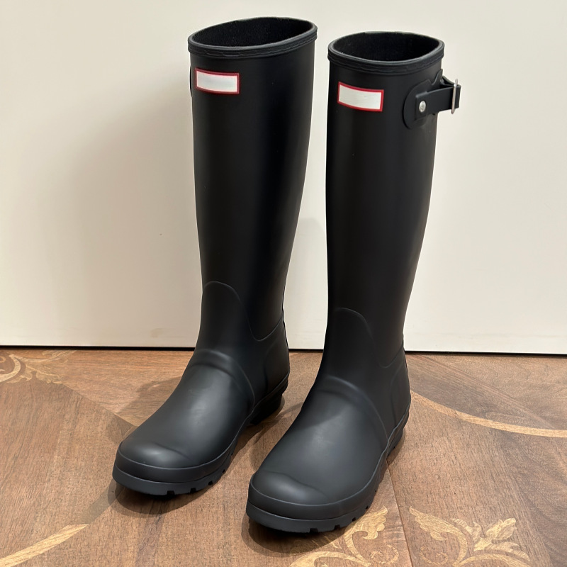 [High-End Private Edition] British-Style Versatile Classic Rain Boots, High-Top Non-Slip Outdoor Water Shoes, Waterproof Rubber Shoes for Commuting
