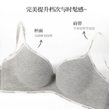 加厚无痕秋冬内衣女聚拢小胸显大无钢圈防下垂收副乳字母文胸罩