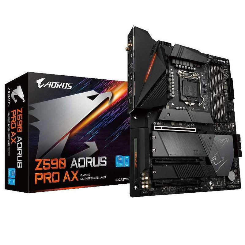 Negotiable for Desktop Gigabyte Z590 Aorus Pro Ax Motherboard Full Color Box