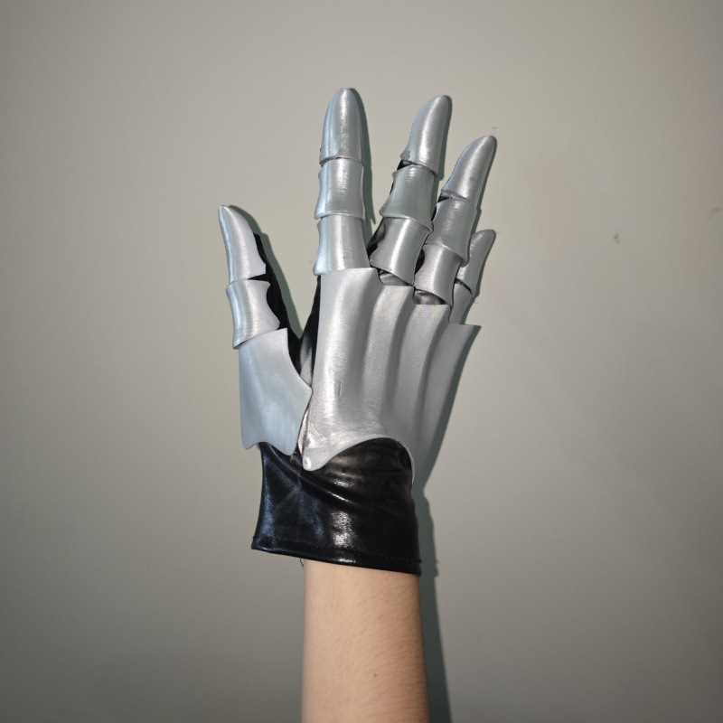 Armored Medieval Activities Can Be Thin Hand Armor Arm Armor Armor Wearable Knight Armor Hand Armor Starry Sky Silver White