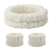 Beige set, headband, 3 piece set