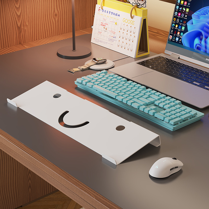 ラップトップ外部キーボードスタンドデスクトップノートブック防塵ライティングスタンドコンピュータ強化キーボード収納スタンド|undefined