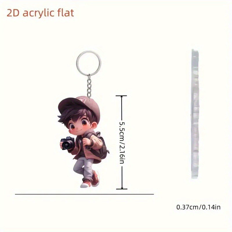 Трансграничная новая акрилная плоская кукла злодей автомобиль украшения подвеска