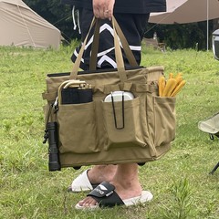 Outdoor tool storage box camping storage bag large capacity multi-functional shoulder bag storage picnic organizer bag