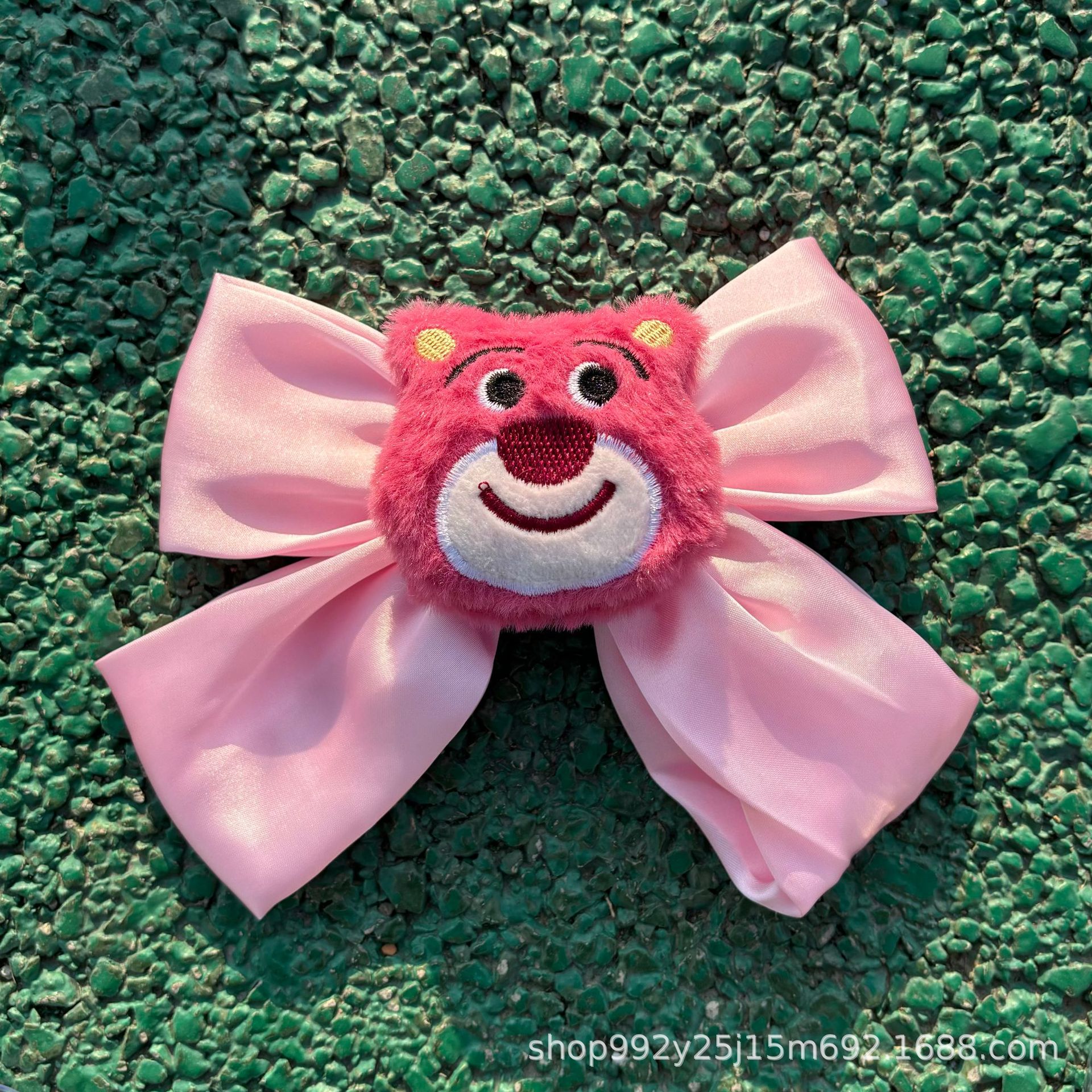 Electric Motorcycle Accessories Cartoon Doll Kuromi Ears Plush Detachable