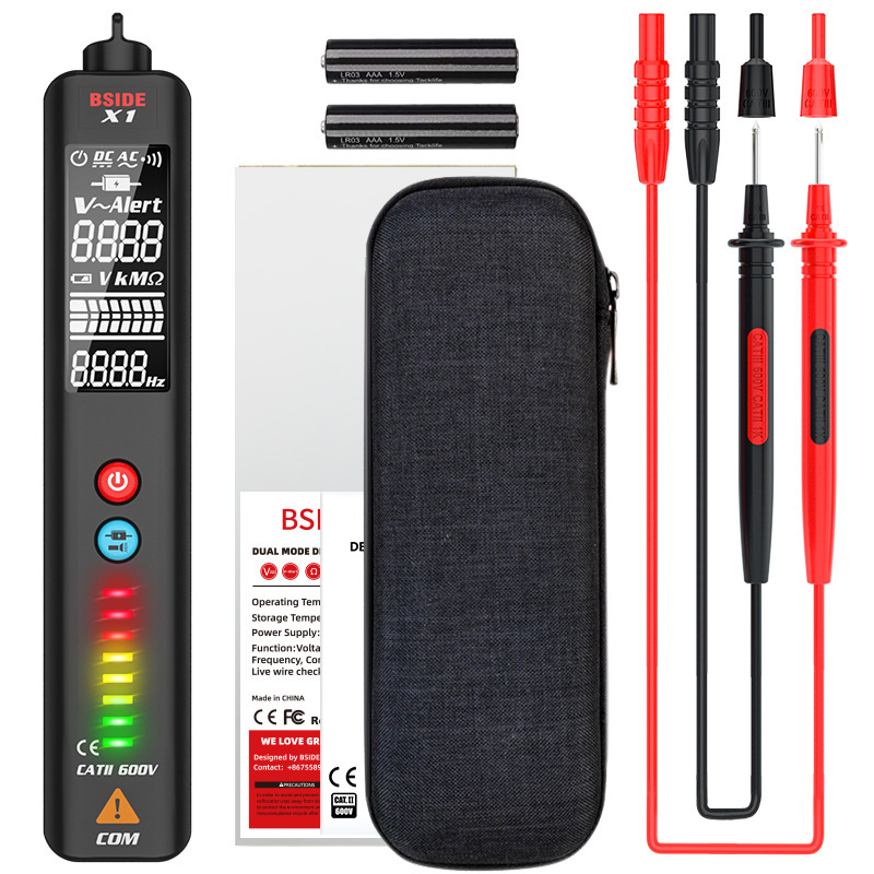 BSIDE X1全自动电笔万用表高精度数字表电工线路检测断点