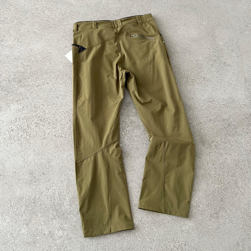 平替鼠家春秋ソフトシェルパンツ男刺繍標戸外機能防風弾力速乾ズボン徒歩登山ズボン|undefined