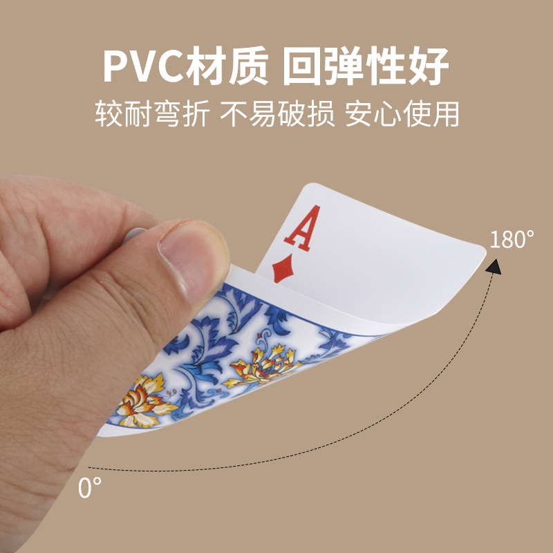 Plastic waterproof playing cards PVC